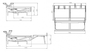 S-410 Металлокаркас (190 см). Склад Краснодар