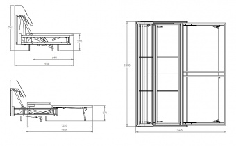 S-250 Металлокаркас (190см)